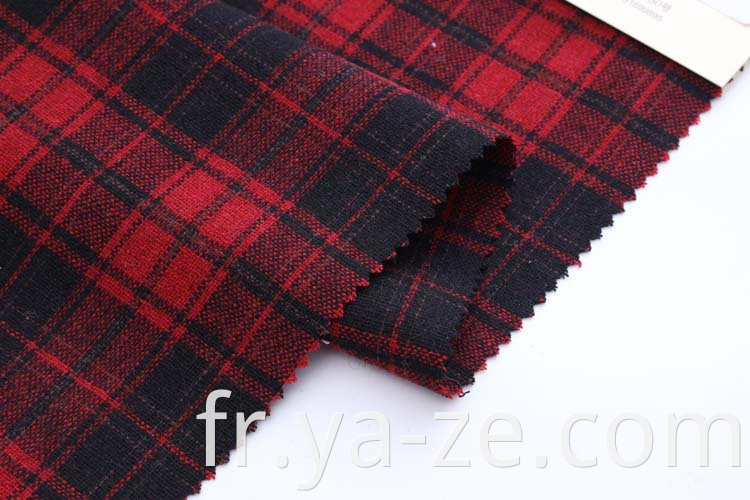 Classic Design Check Plaid Tweed Manufacturer Filyd Dyed Fabric laine laine de laine pour hommes chemises Femme Chlouse Tissu